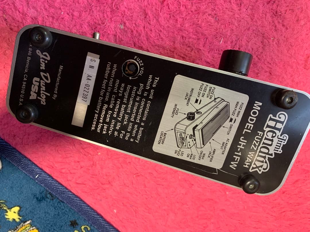 ギター Jim Dunlop Hendrix Fuzz Wah UJH-FW