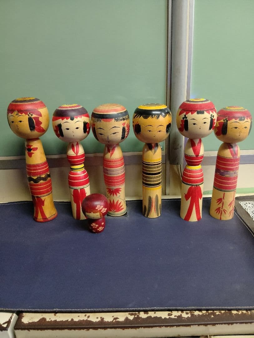こけし 7体セット 弥治郎系