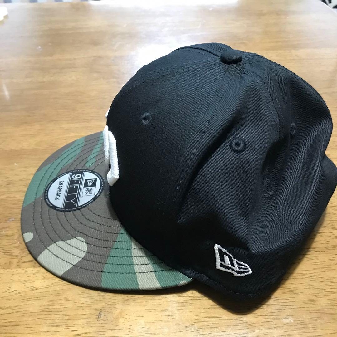 値下　DAIWA 9FIFTY スナップバックキャップ BK/迷彩/NEWERA