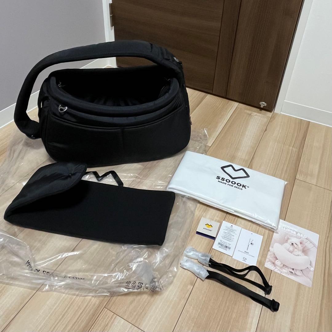 SSOOOK スリングバッグ (V.オープン型) SO-CA019 犬 黒