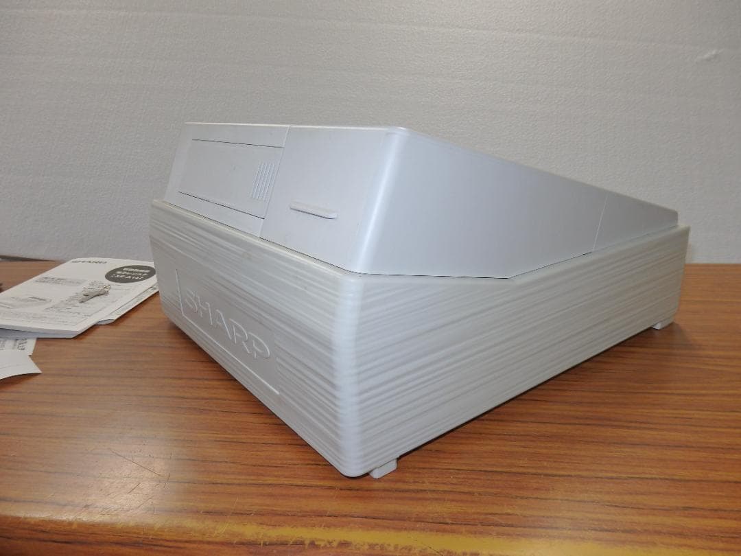 7020 年式大事 22年製 シャープ レジスター XE-A147 横型領収証