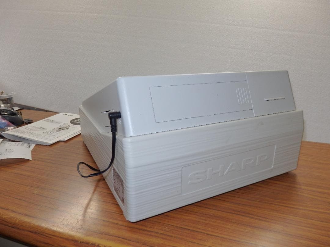 7020 年式大事 22年製 シャープ レジスター XE-A147 横型領収証