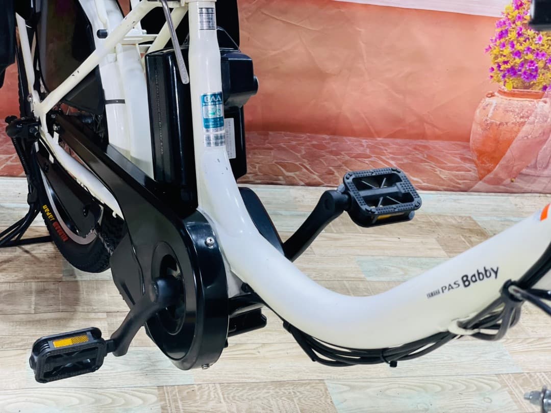 Y2322パスバビー⭐️ヤマハ最上級モデル！子供乗せ電動アシスト自転車
