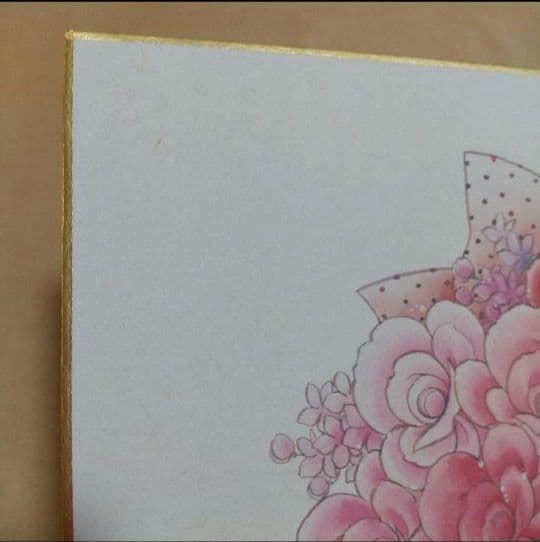 いがらしゆみこ 直筆サイン 色紙 キャンディ ベルベットローズ 昭和レトロ