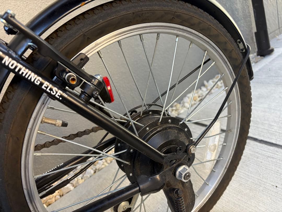 状態◎ HUMMER 電動アシスト自転車 20インチ折り畳み ブラック