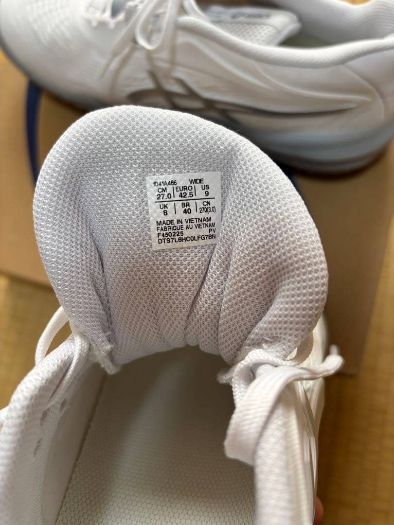 シューズ(男性用) asics GEL-RESOLUTION X OC WIDE 27.0cm