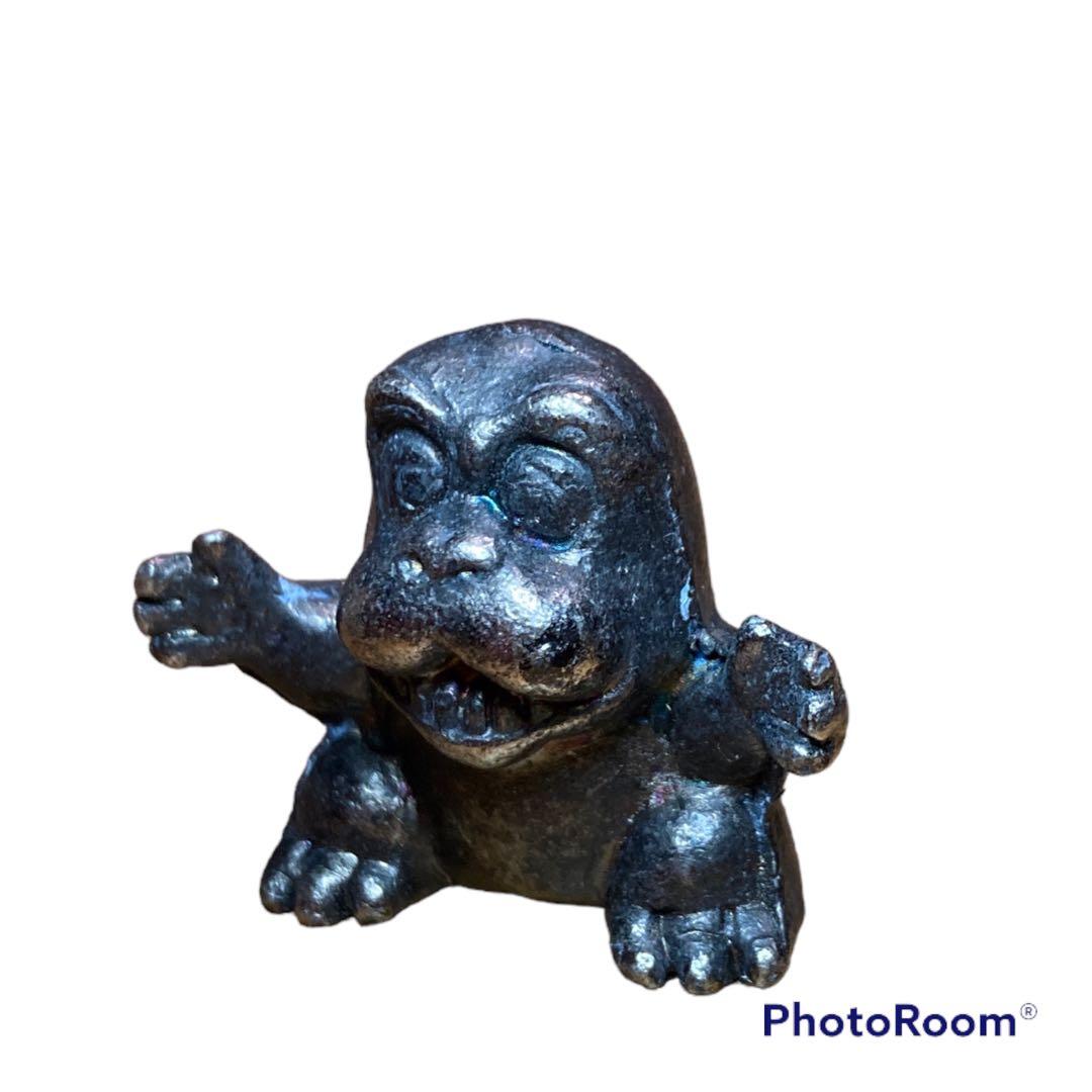 ミニラ フィギュア 金属 鉄 メタル 合金 レア 貴重 希少 ゴジラ レトロ