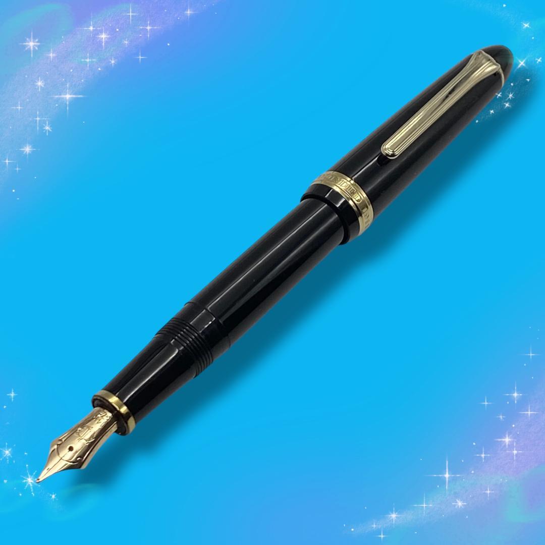 美品 セーラー 万年筆 ファウンデッド1911 ペン先14Ｋ 文字サイズH-M