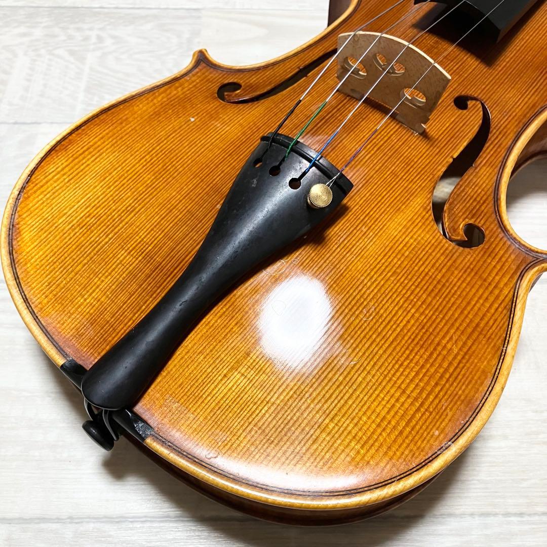 【中古良音】Jan Lorenz NO.37 4/4 バイオリン　虎杢　虎杢目