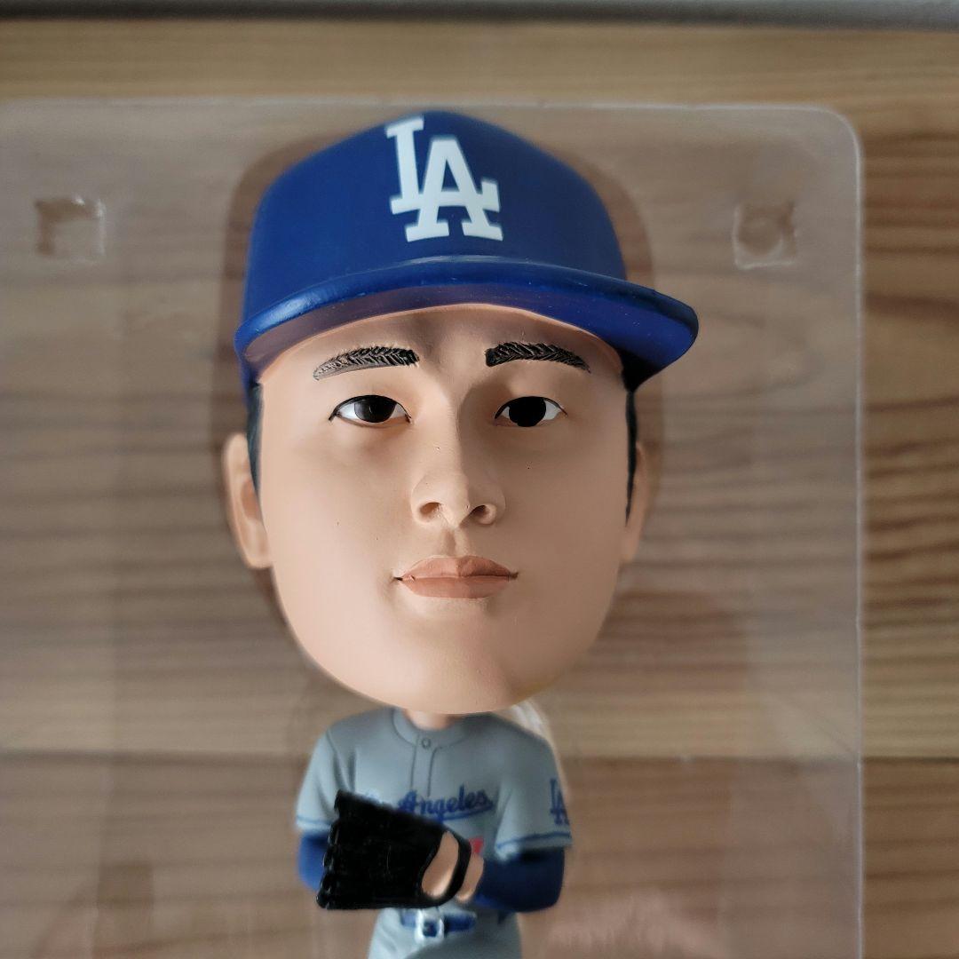 希少 世界限定10000個 大谷翔平ピッチャーボブルヘッド アウェーユニフォーム