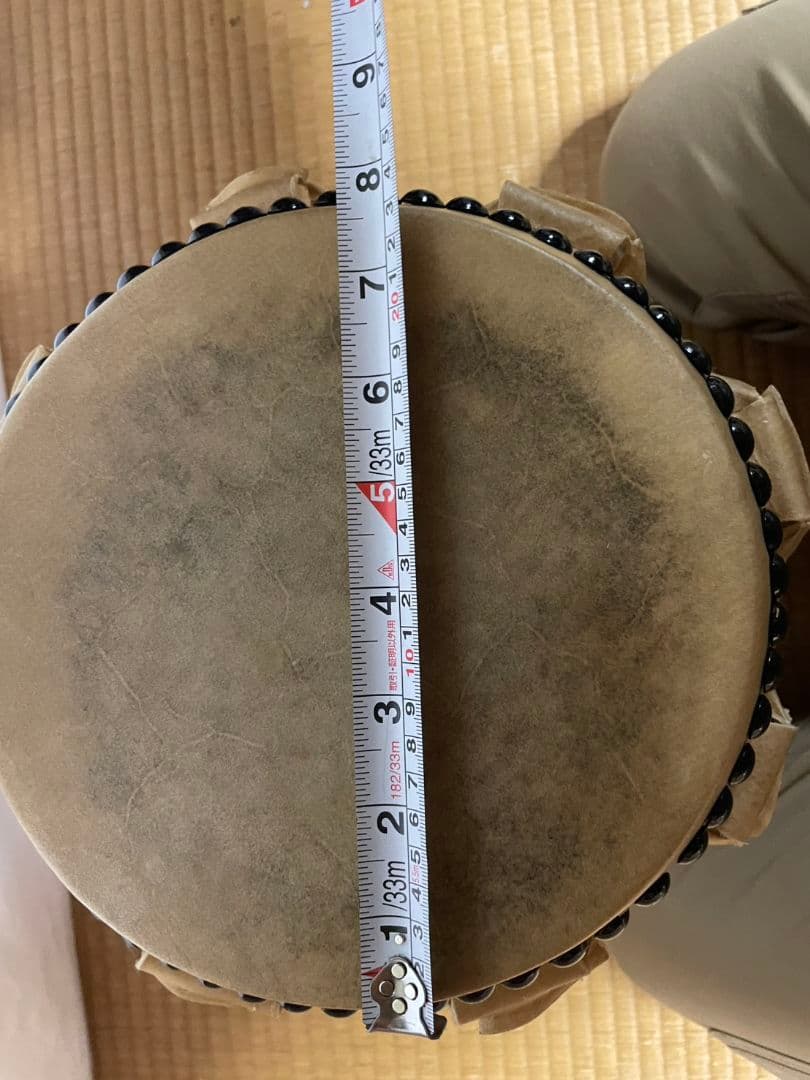 和太鼓 長胴太鼓　高さ約30.5cm 直径約22.5cm　送料込