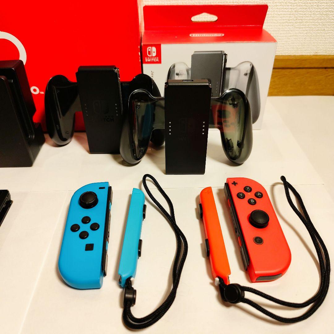 Nintendo Switch マイニンテンドーストアモデル完品+充電グリップ