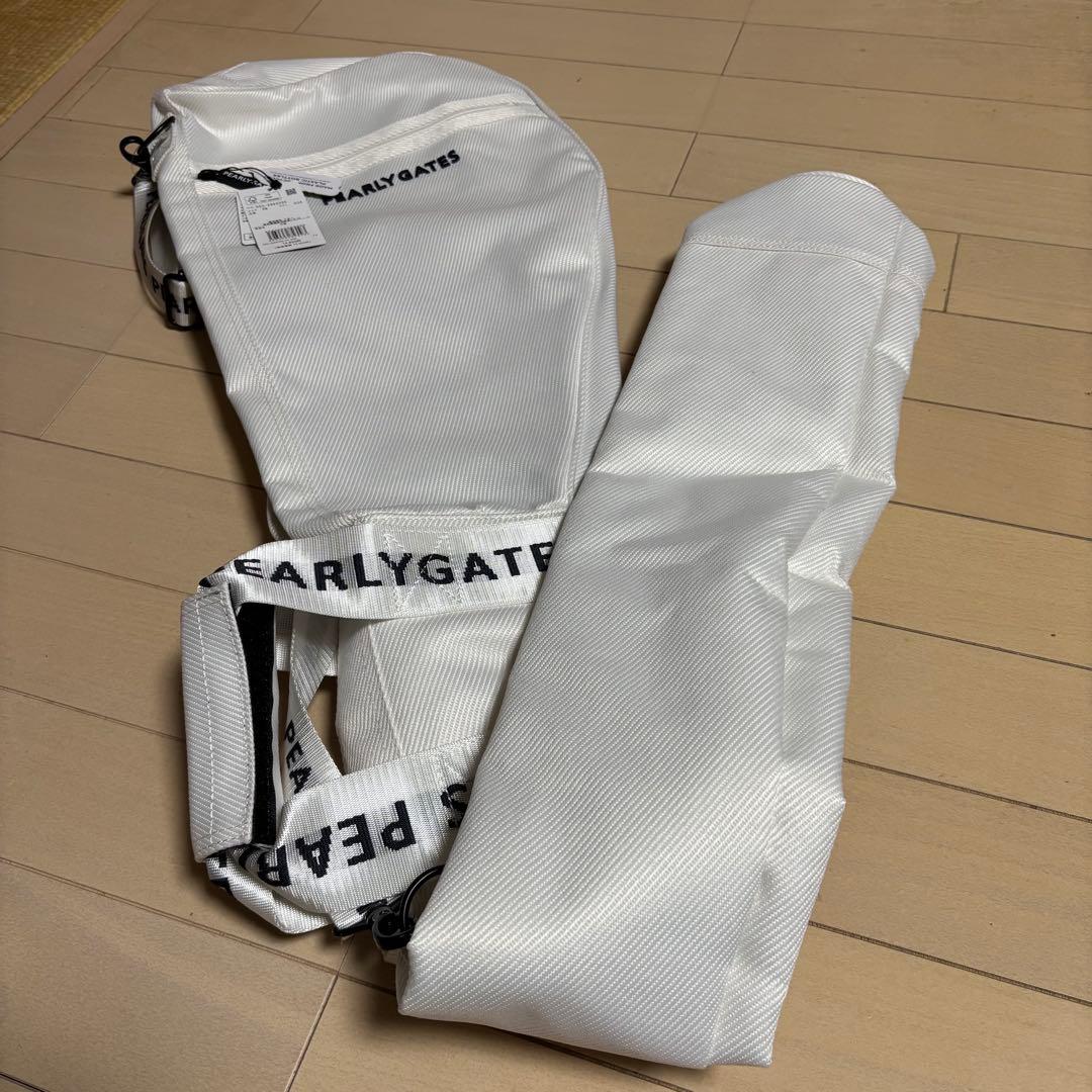 新品 ‼️ PEARLY GATES ★クラブケース★ クラブバッグ★ホワイト