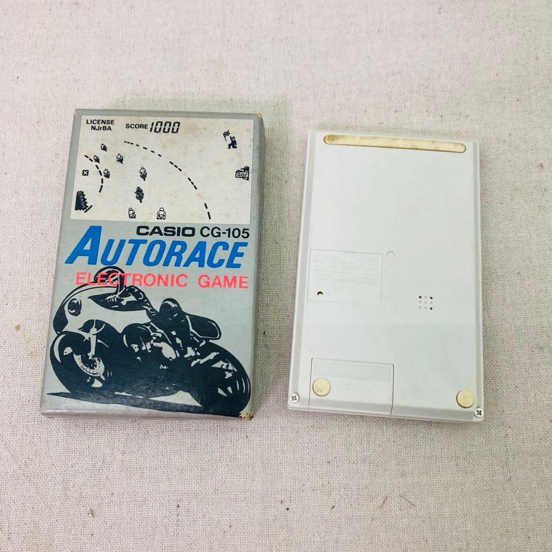 【レトロ】CASIO　オートレース　CG-105　ゲームウォッチ　レトロゲーム