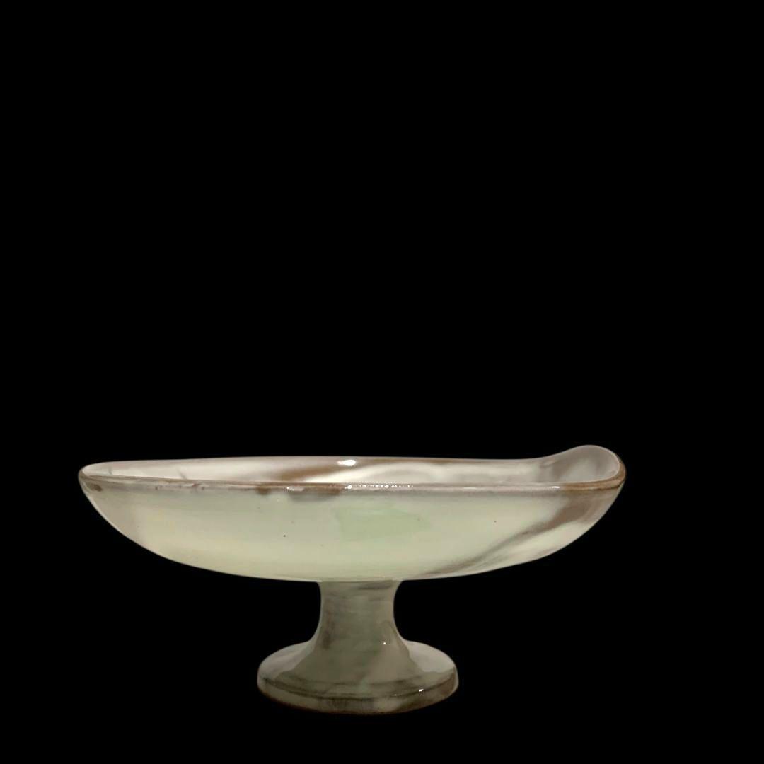 清水焼 京焼 陶葊 陶あん コンポート フルーツ皿 高台皿 3客セット