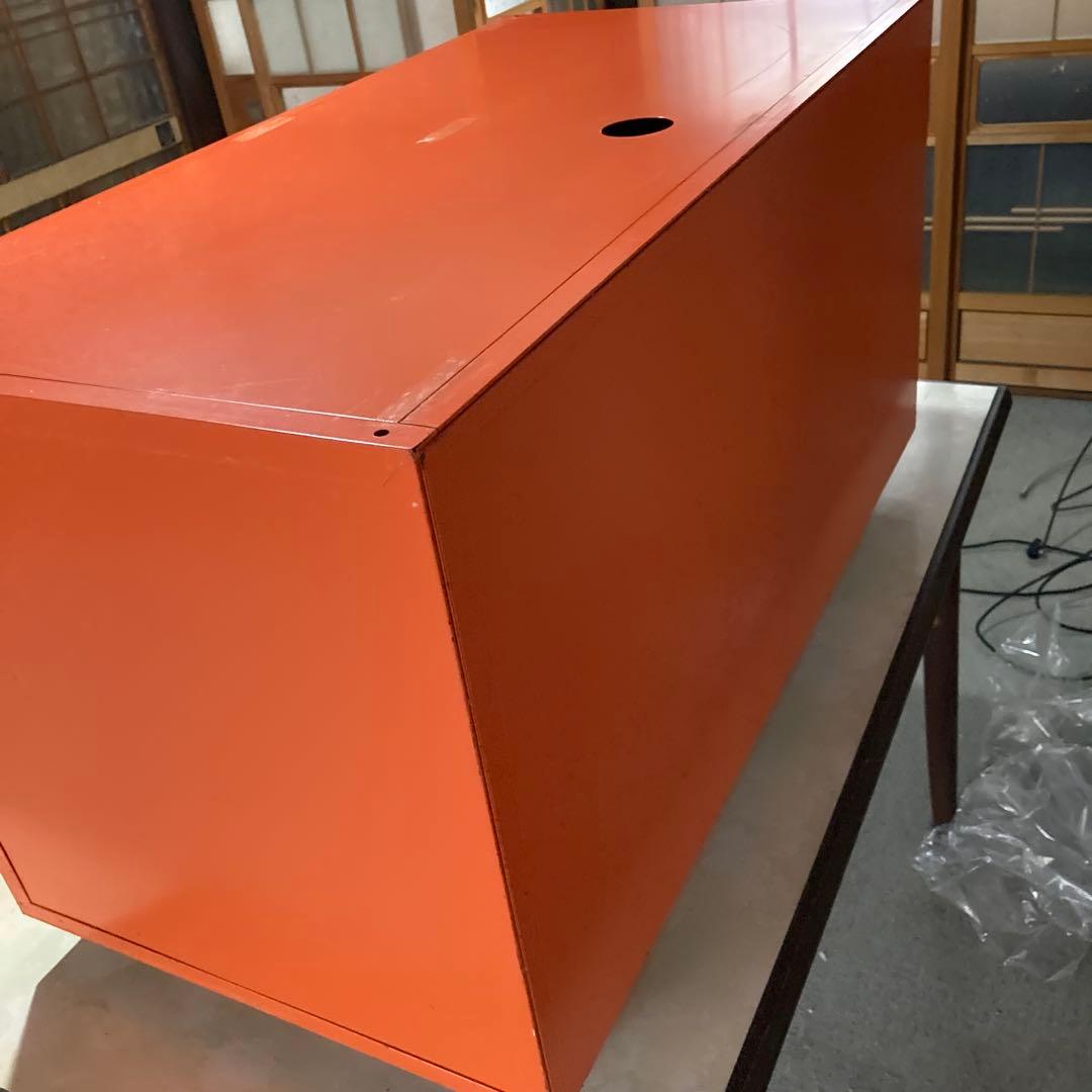 ポップ家具　店舗什器　非売品　au スチール棚