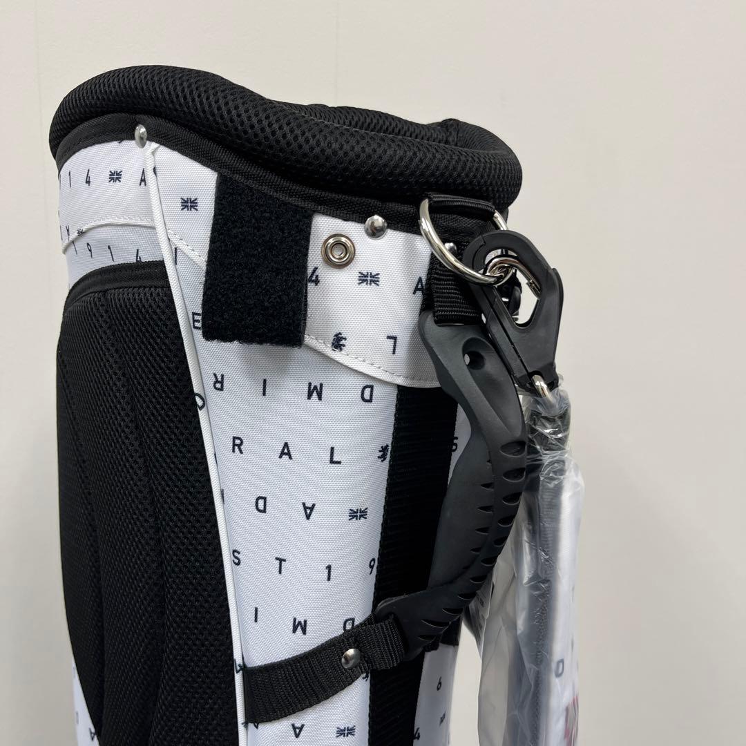 【新品】アドミラル ゴルフ スタンド キャディバッグ ホワイト ADMG3AC9