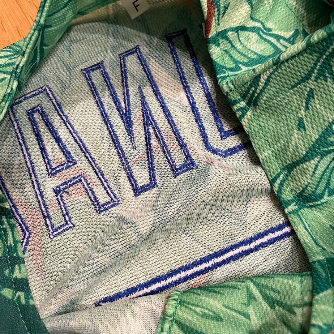 中日ドラゴンズ　昇竜　ユニホーム　夏　緑　#7 福永裕基　一重縁取り刺繍