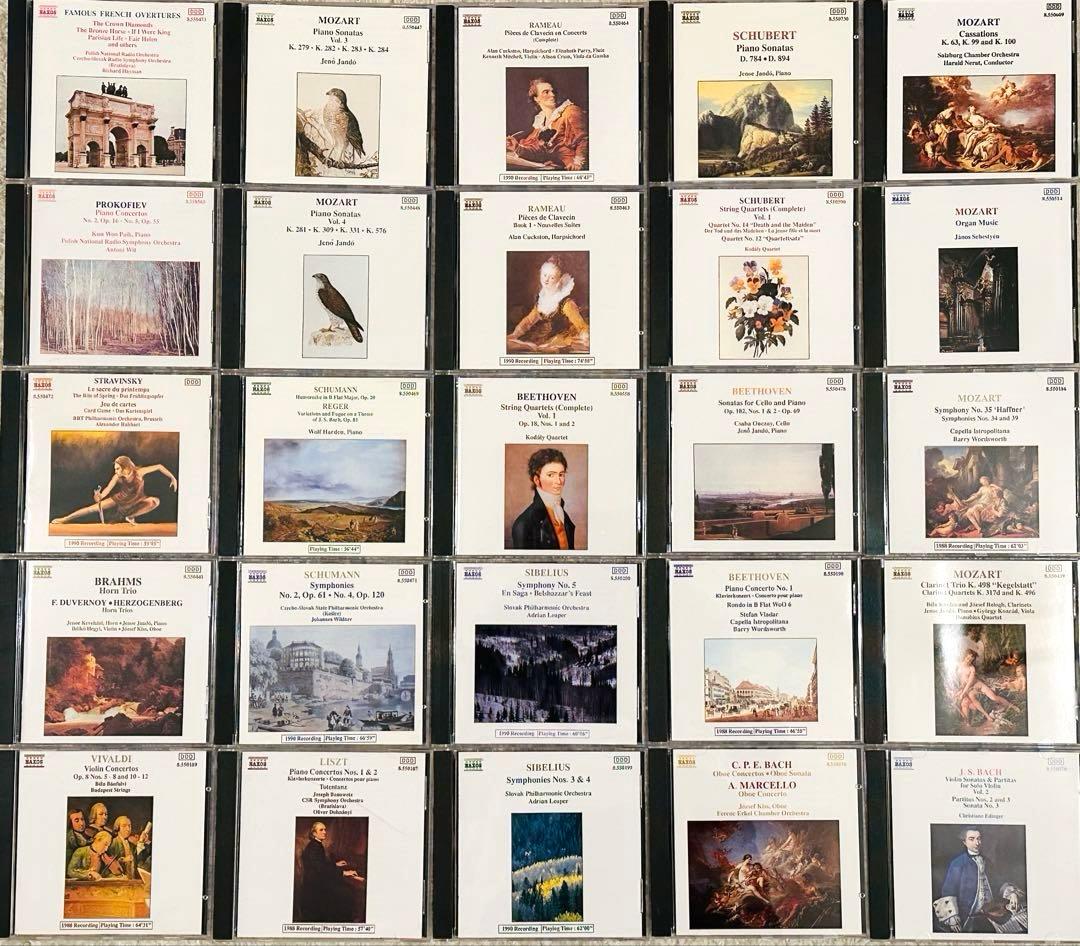 ☆naxos☆クラシック系CDおまとめ64枚 美品多