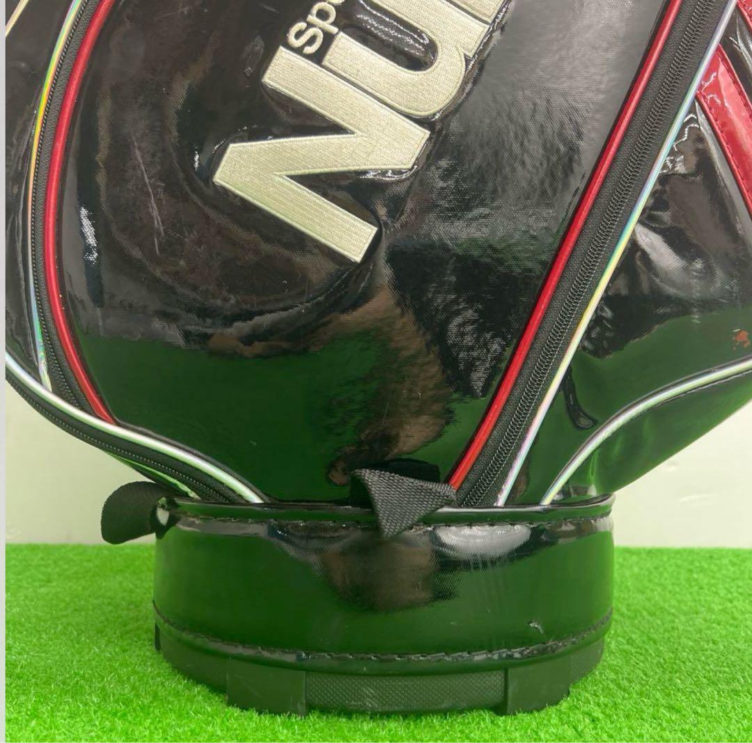 Number Sports Graphic 9インチ　 男性用　ブラック×レッド