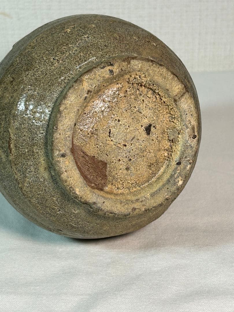 李朝　三島徳利　本時代