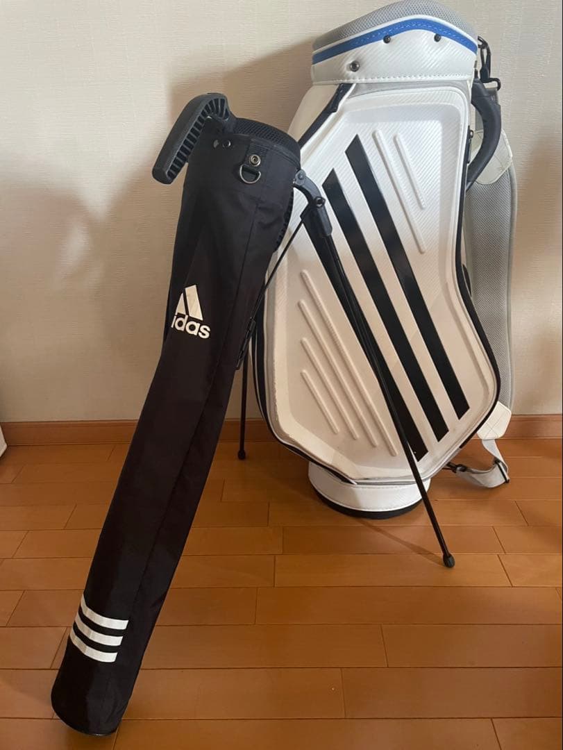 adidas ツアーモールドデザイン キャディバッグとサブバックセット