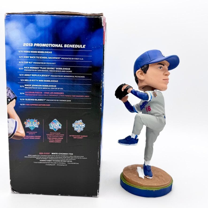 野茂英雄 2013年 球場配布 非売品 トルネード ボブルヘッド ドジャース
