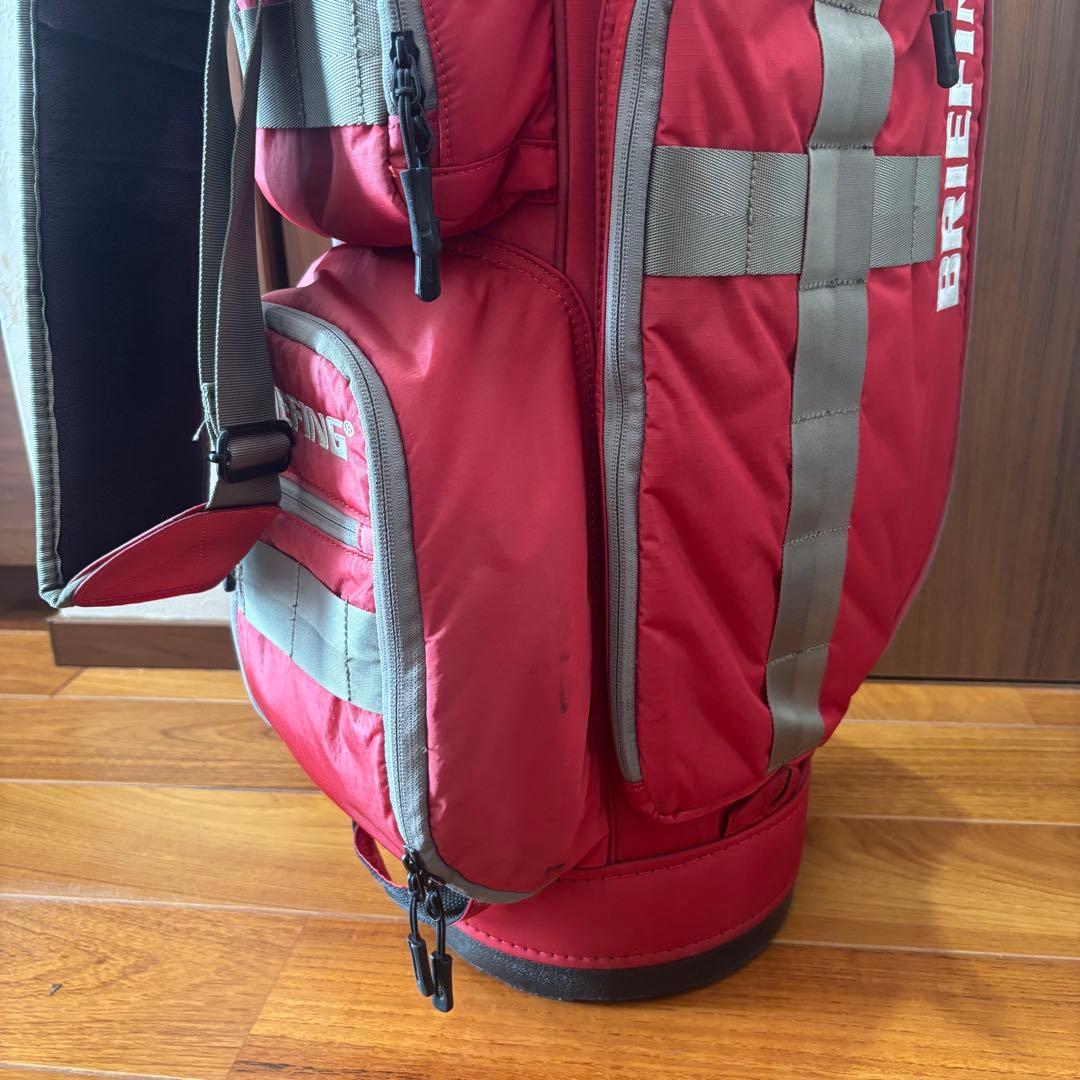 BRIEFING GOLF CR-6 レッド　キャディバッグ