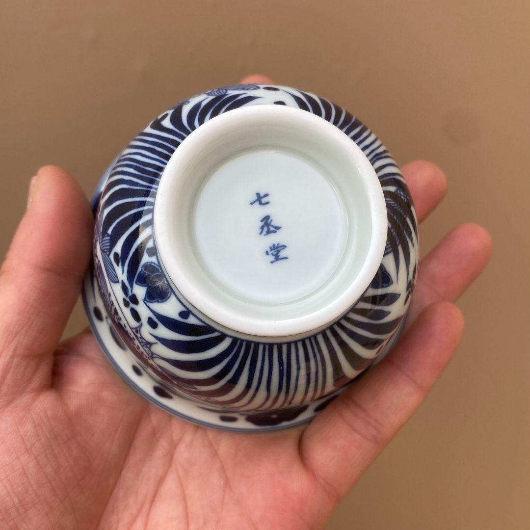 景徳鎮 元青花磁器魚藻紋懸停二才蓋碗 茶碗 煎茶器