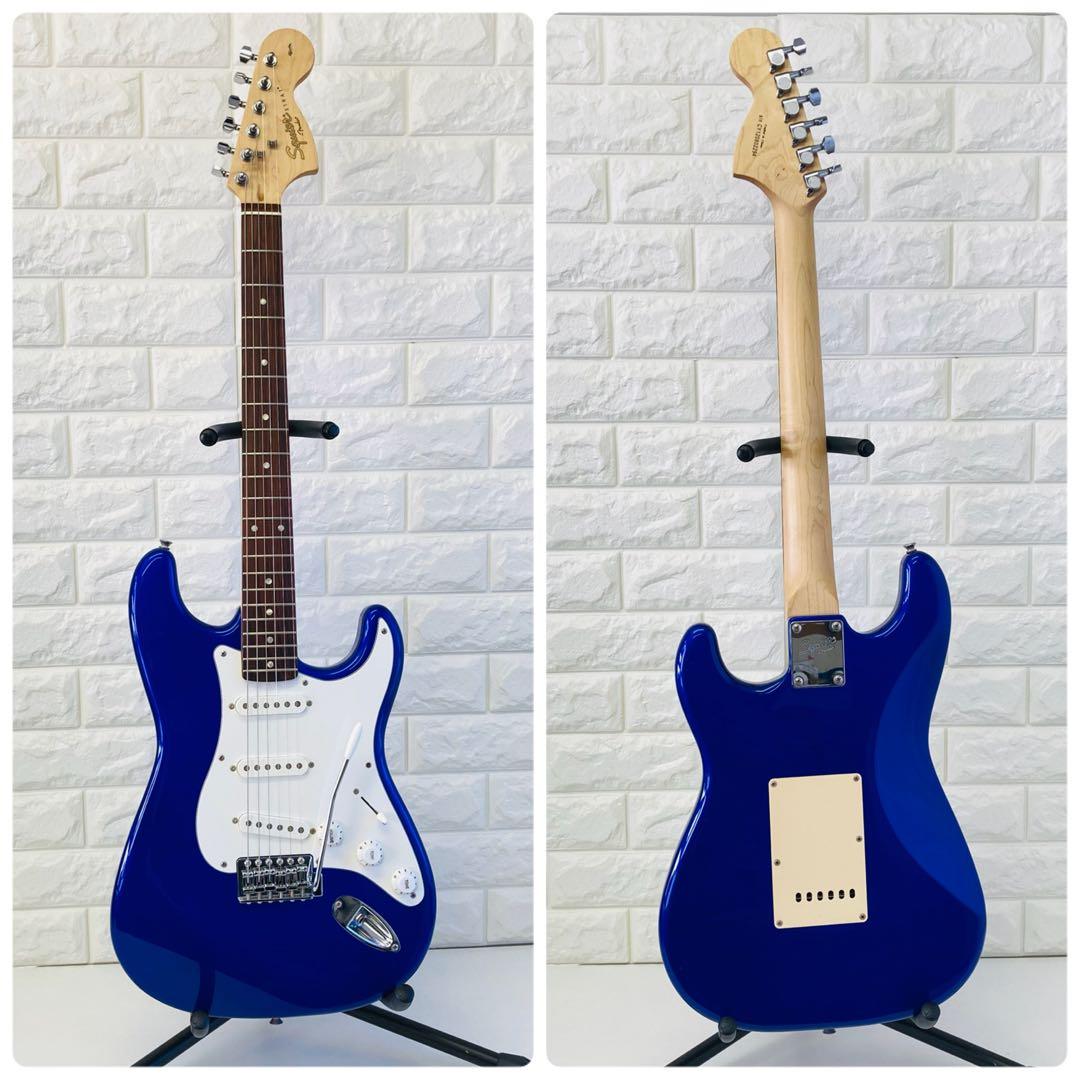 Squier ストラトキャスター ラージヘッド ブルー