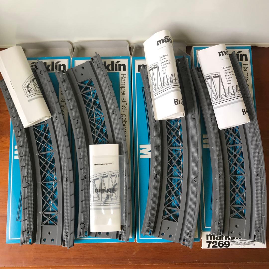 メルクリン HO 7267 7268 7269 橋梁　725x 橋脚　鉄橋 美品