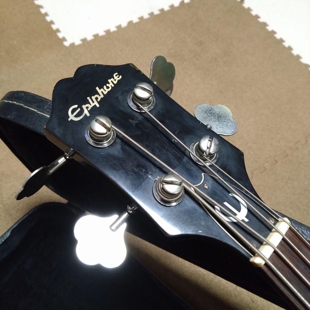エピフォン　RIVOLI　VC ベース　ハードケース付き　セミアコ　動作確認済み