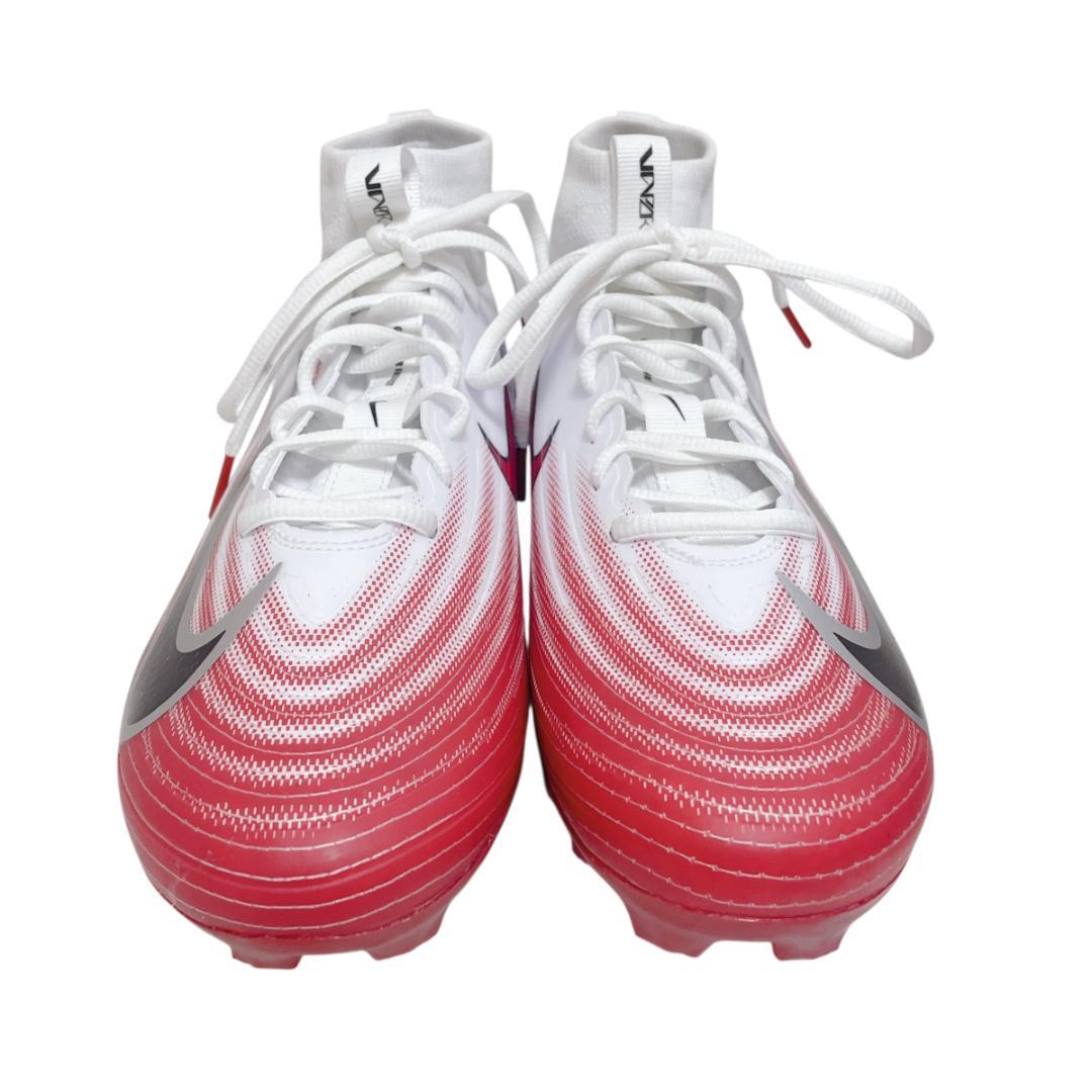 海外モデル ナイキ アメフトスパイク 26.5 Nike Vapor Pro 白