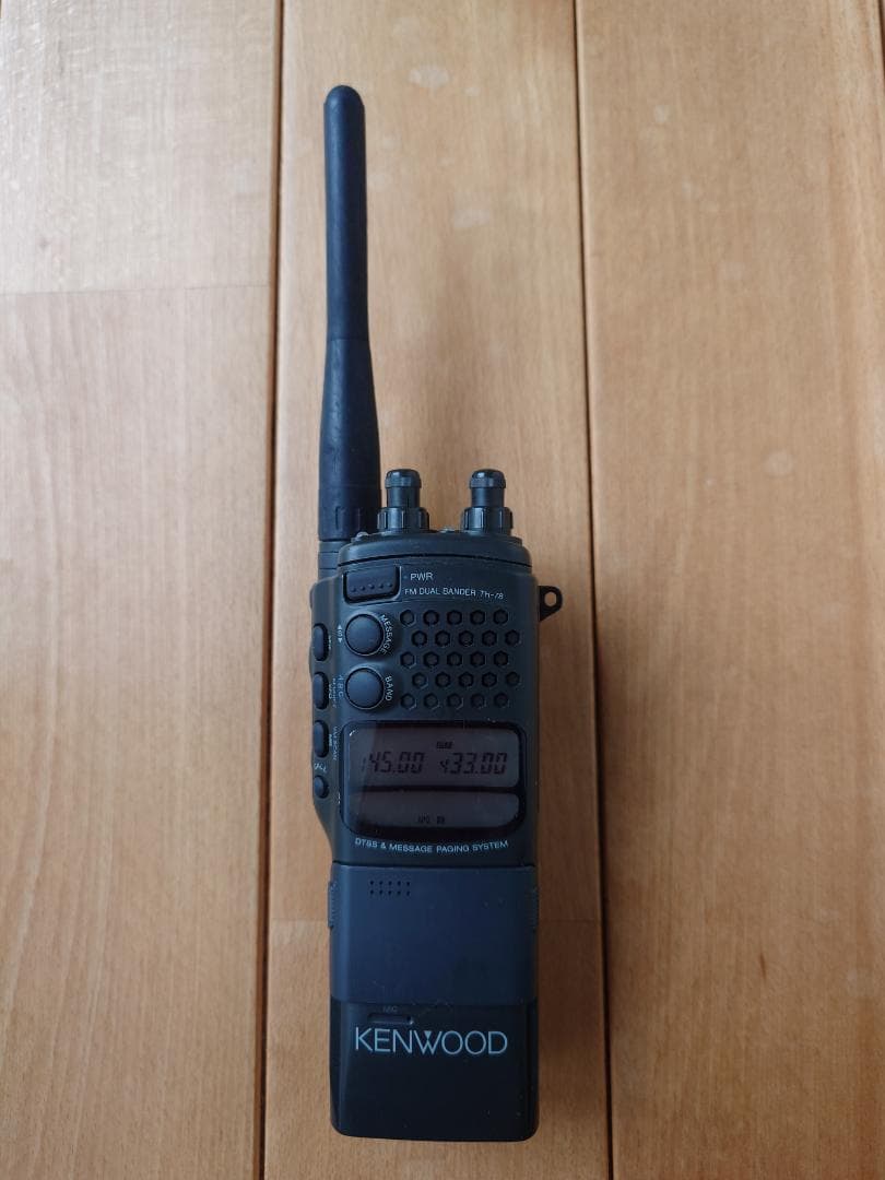 KENWOOD 受信機 TH-78 　ハンドマイク・シガーソケット電源付き