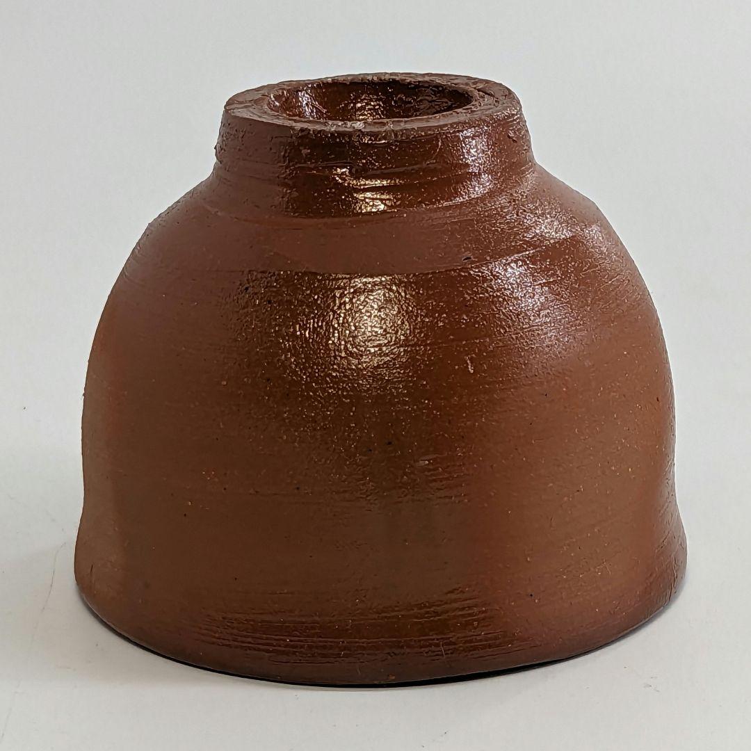 岡山県重要無形文化財 吉本正 備前焼 酒杯 共箱 緋襷 酒器 酒呑 ぐい呑 酒盃