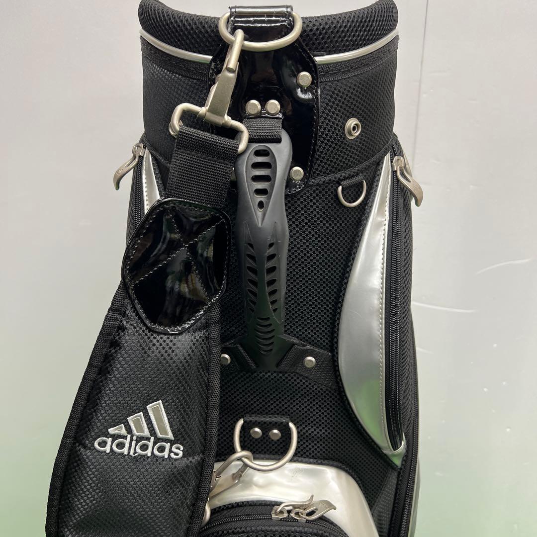 アディダス adidas ゴルフバッグ　8インチ　ブラック　メンズ　中古品