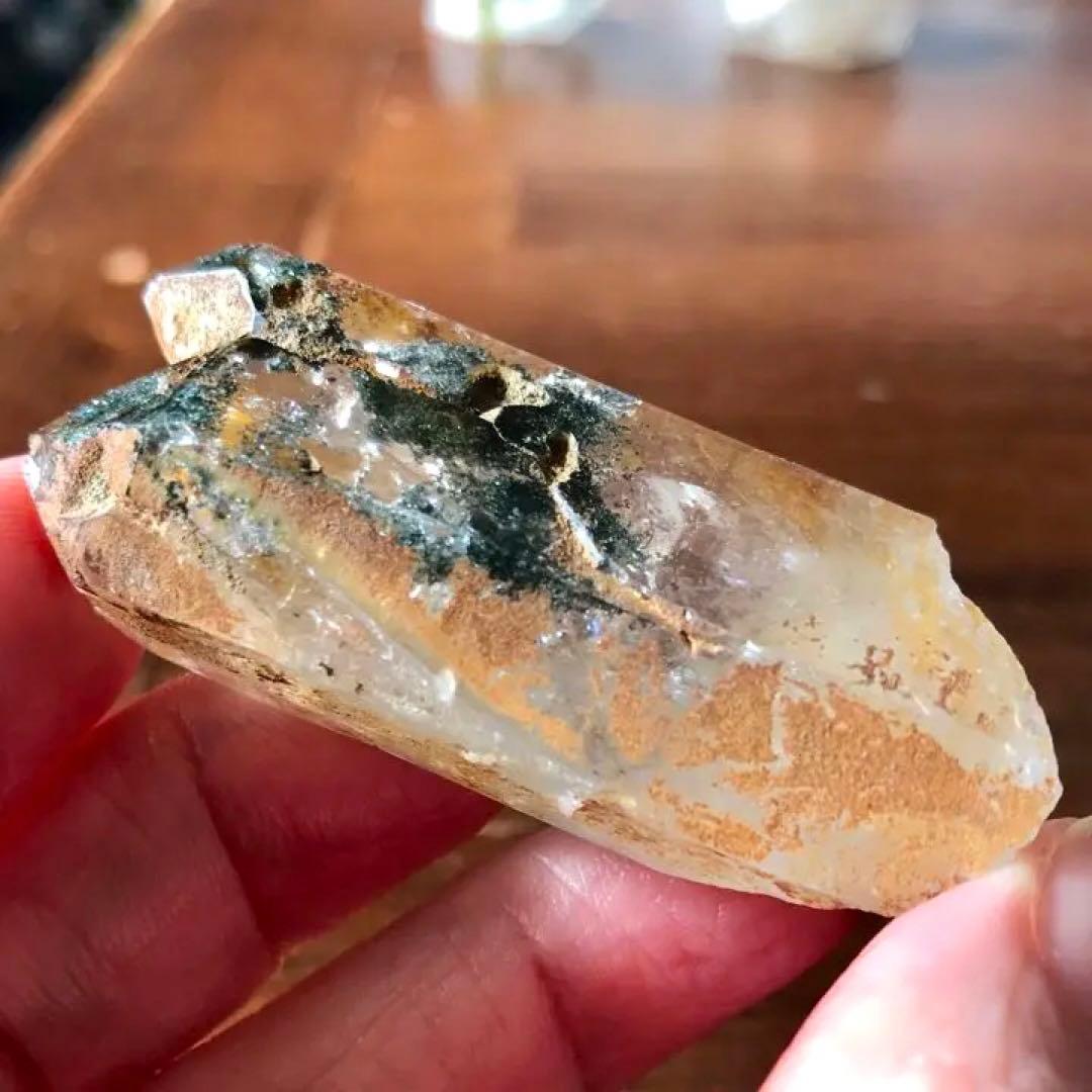 ツインクォーツ★レムリアンシード★161.6ct ★水晶 石英 天然石 透明感