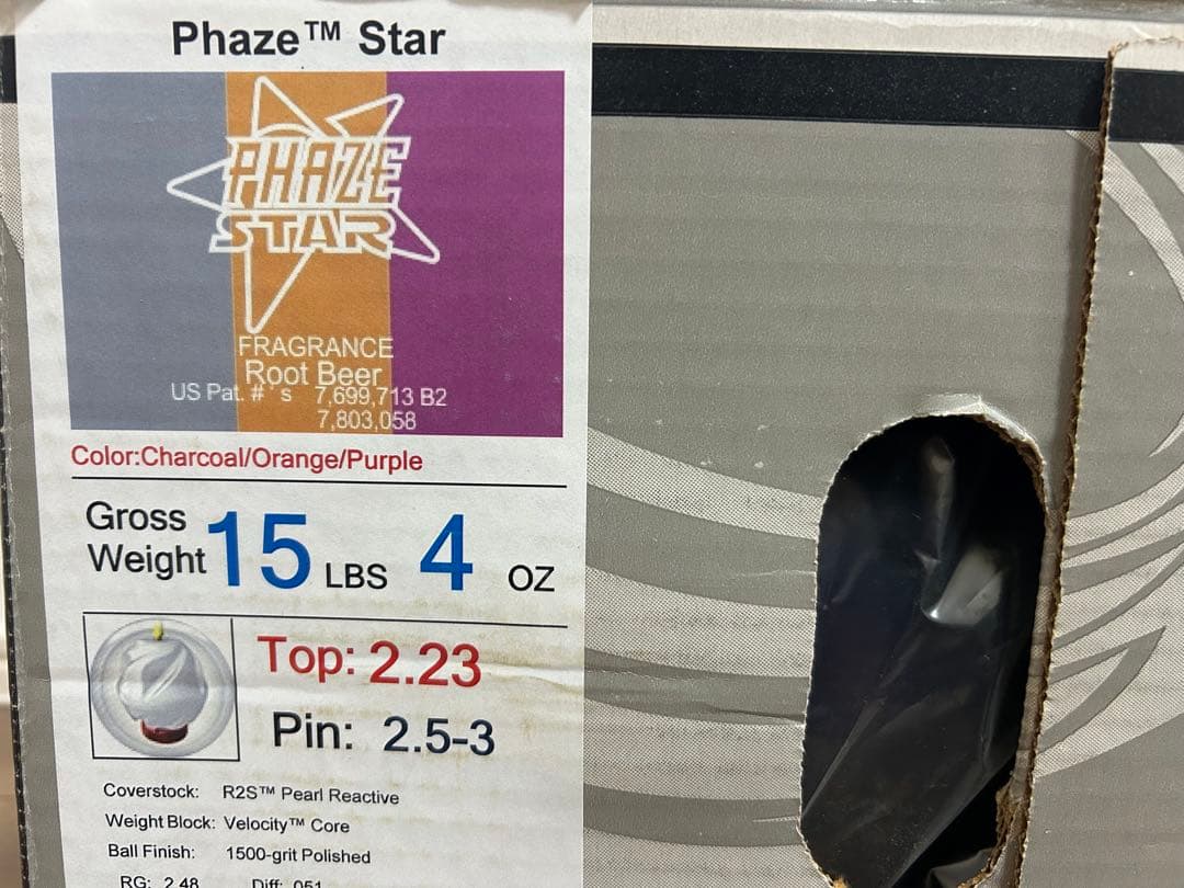 送料込み【新品】フェイズ・スター　ストーム　15ポンド4オンス 1