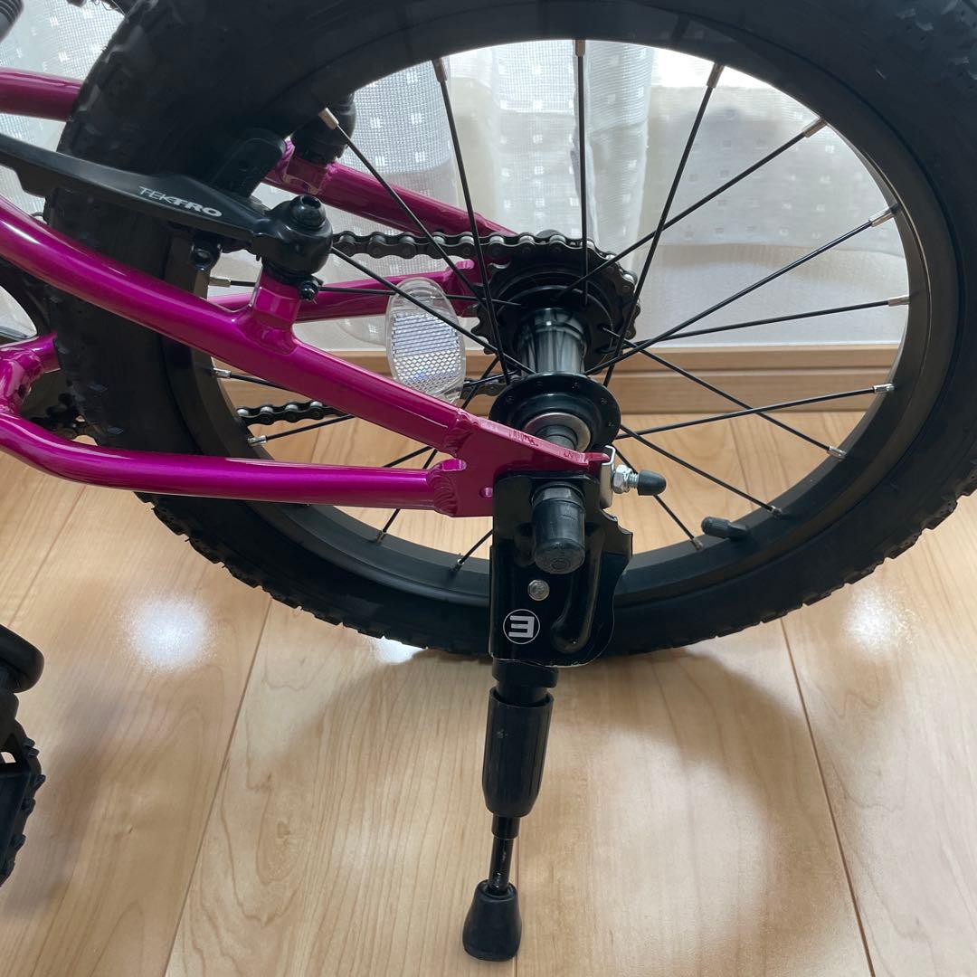 【室内保管/引取希望】ヨツバサイクル ゼロ 16インチ クリスタルピンク