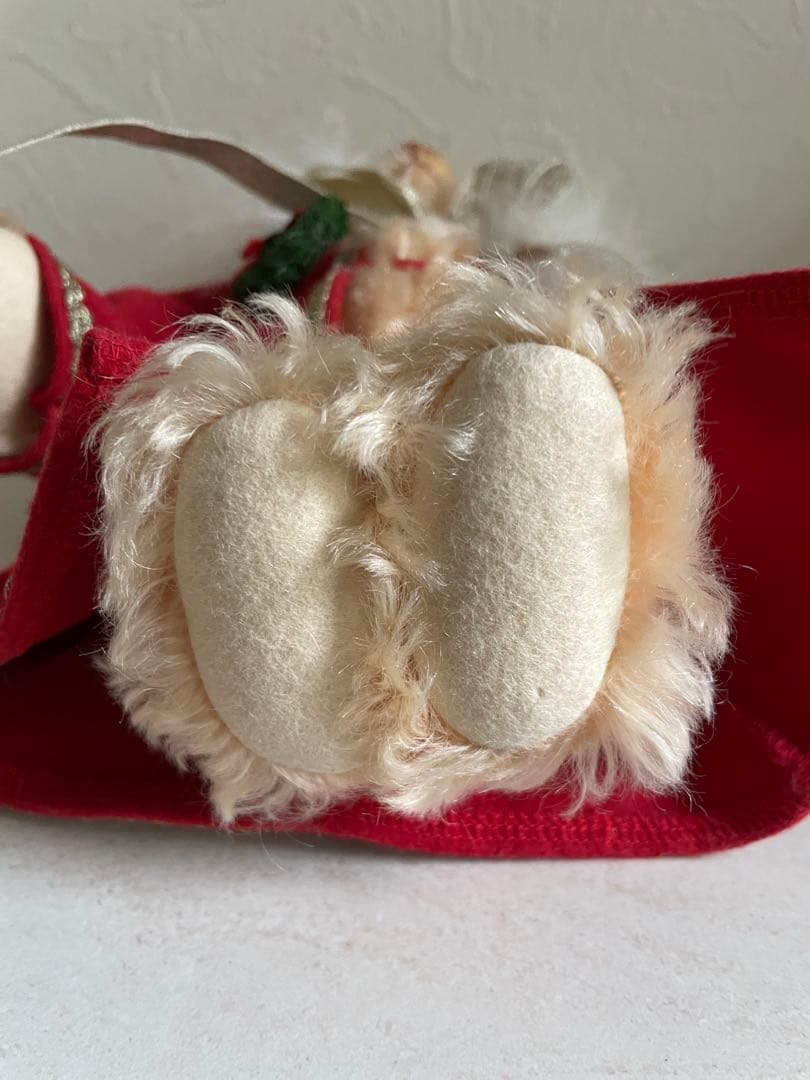 Steiffシュタイフ　サンタぬいぐるみ テディベア　2005年限定　クリスマス