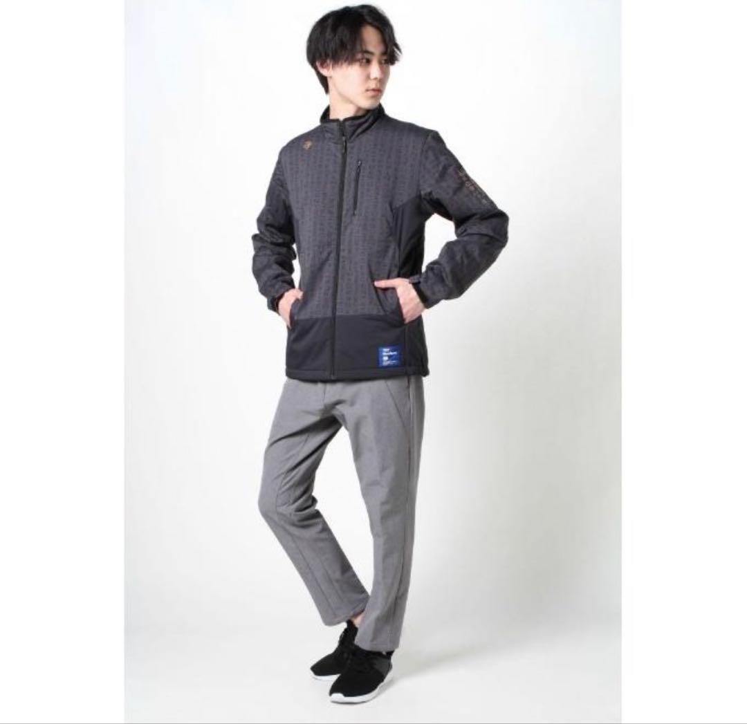 【完売／超美品】デサント　ストレッチ中綿ジャケット　ブラック