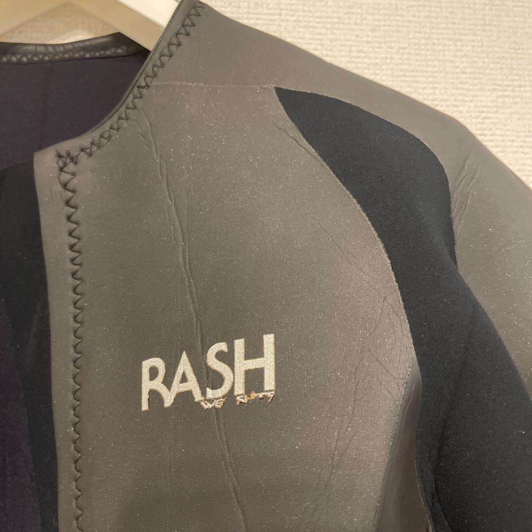 RASH 黒フルジップ タッパー　Lサイズ