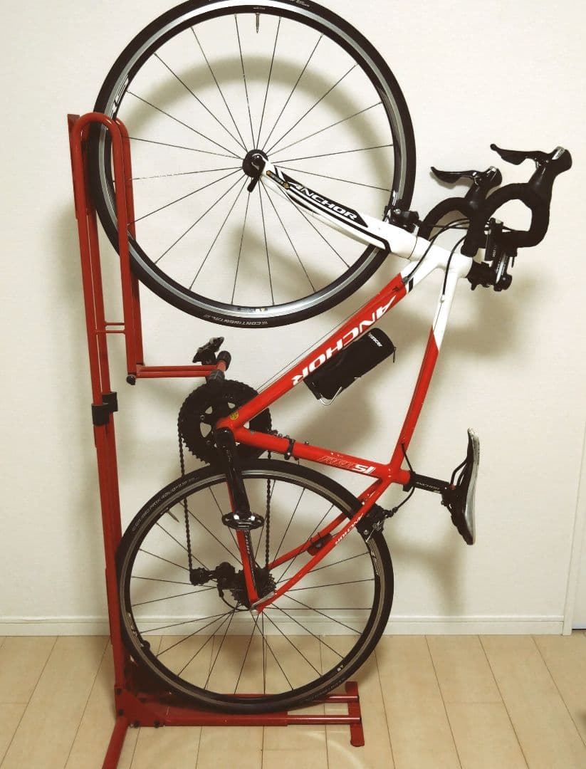 サイクルロッカー クランクストッパースタンド RED CS-650