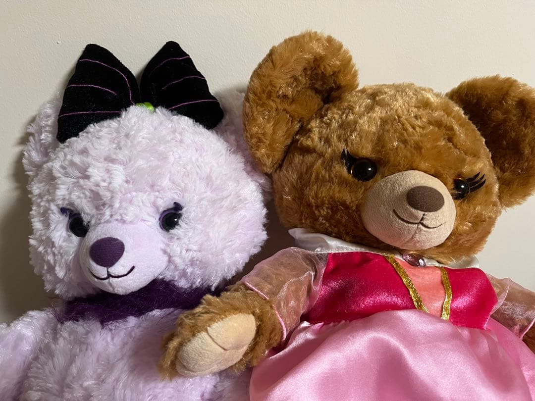 ユニベアシティ　プリン　モーヴ　ぬいぐるみ　オーロラ　マレフィセント　ディズニー