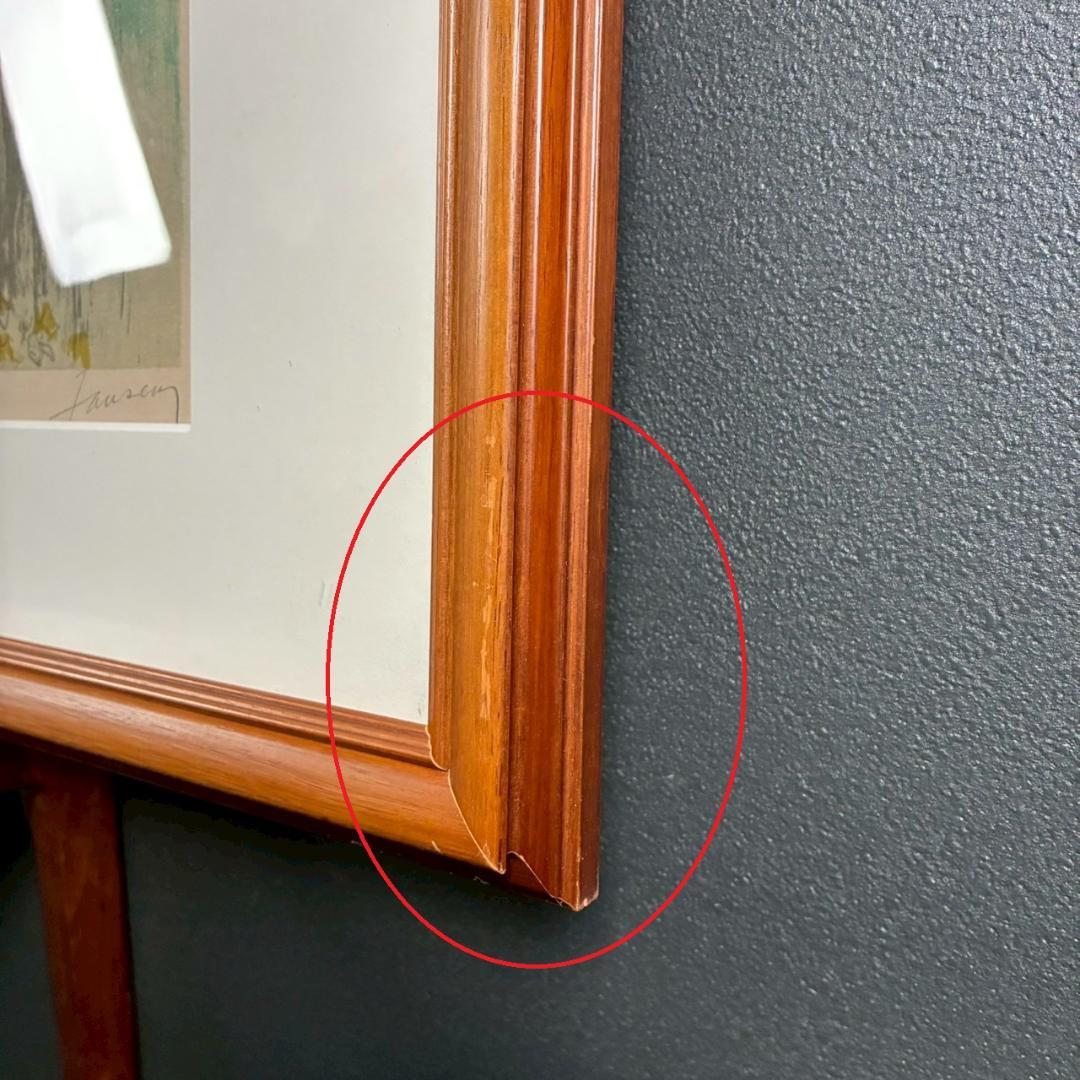 ジャン・ジャンセン「木立」樹木 リトグラフ 大作 直筆サイン入り フランス