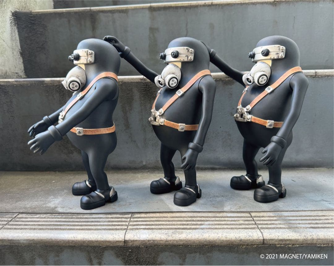 JUNK HEAD 3バカ 1/1ソフビフィギュア