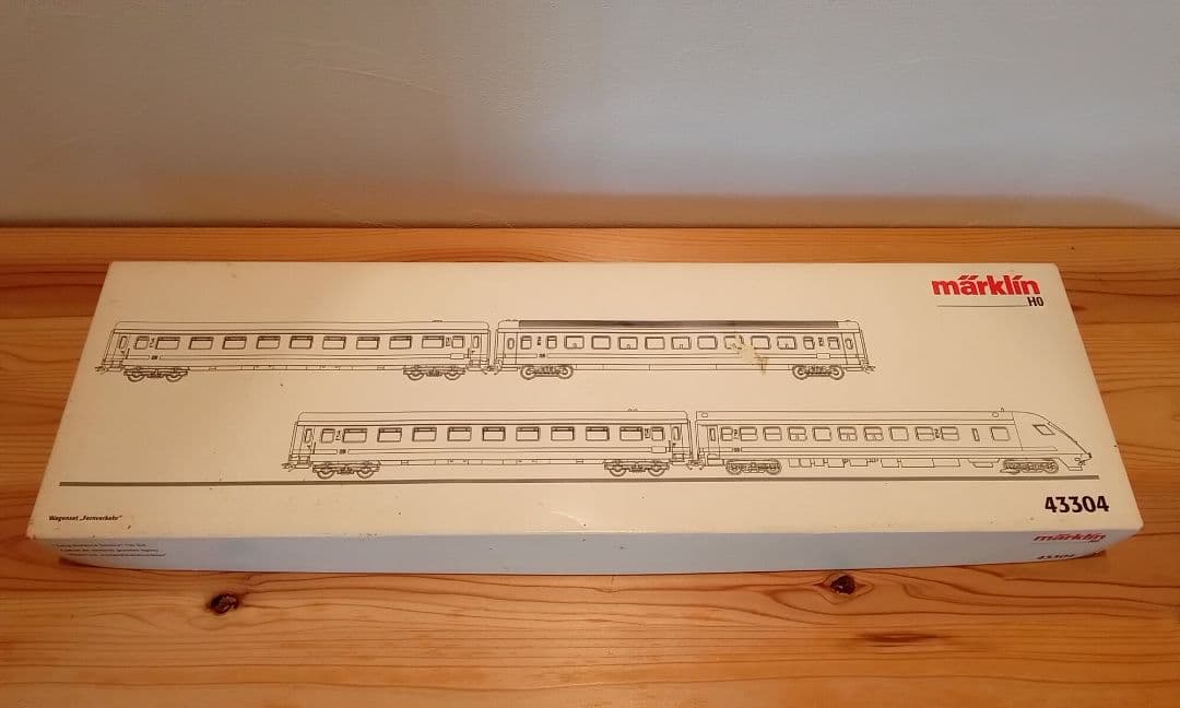 メルクリンHO #43304 客車・制御客車4両セット DC改造済