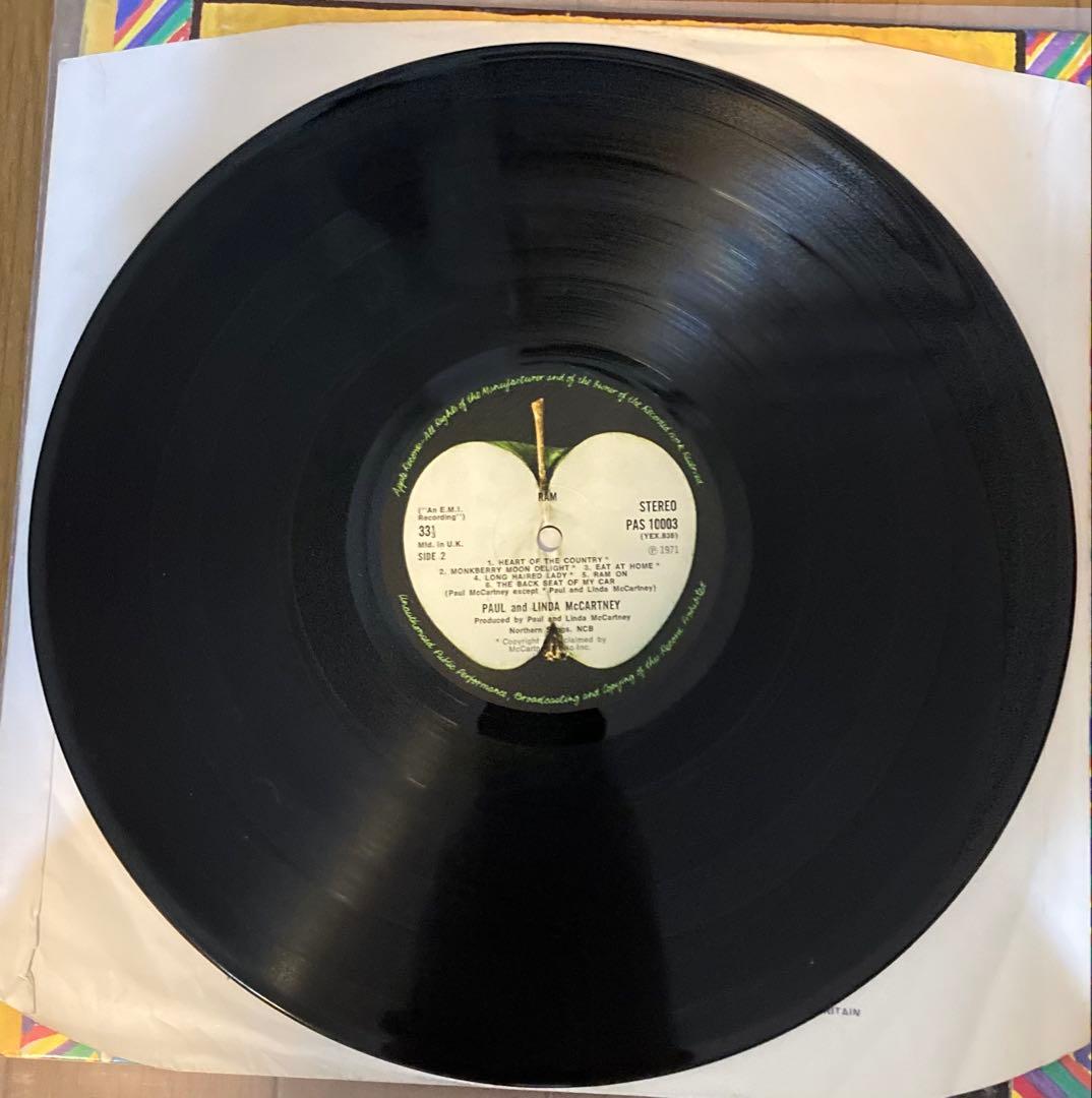 稀少UKオリジナル2桁RamラムPaul McCartneyビートルズレコード