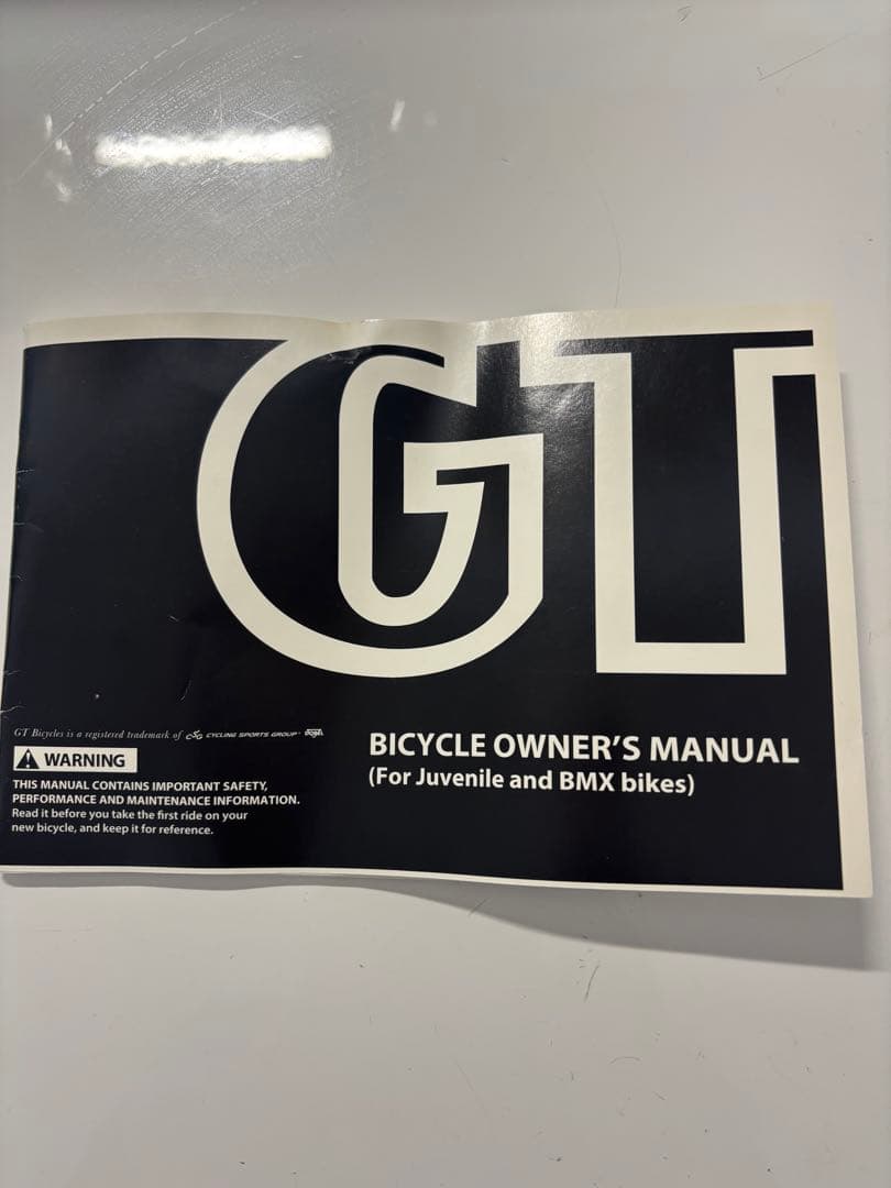 GT キッズバイク 20インチ 青/オレンジ