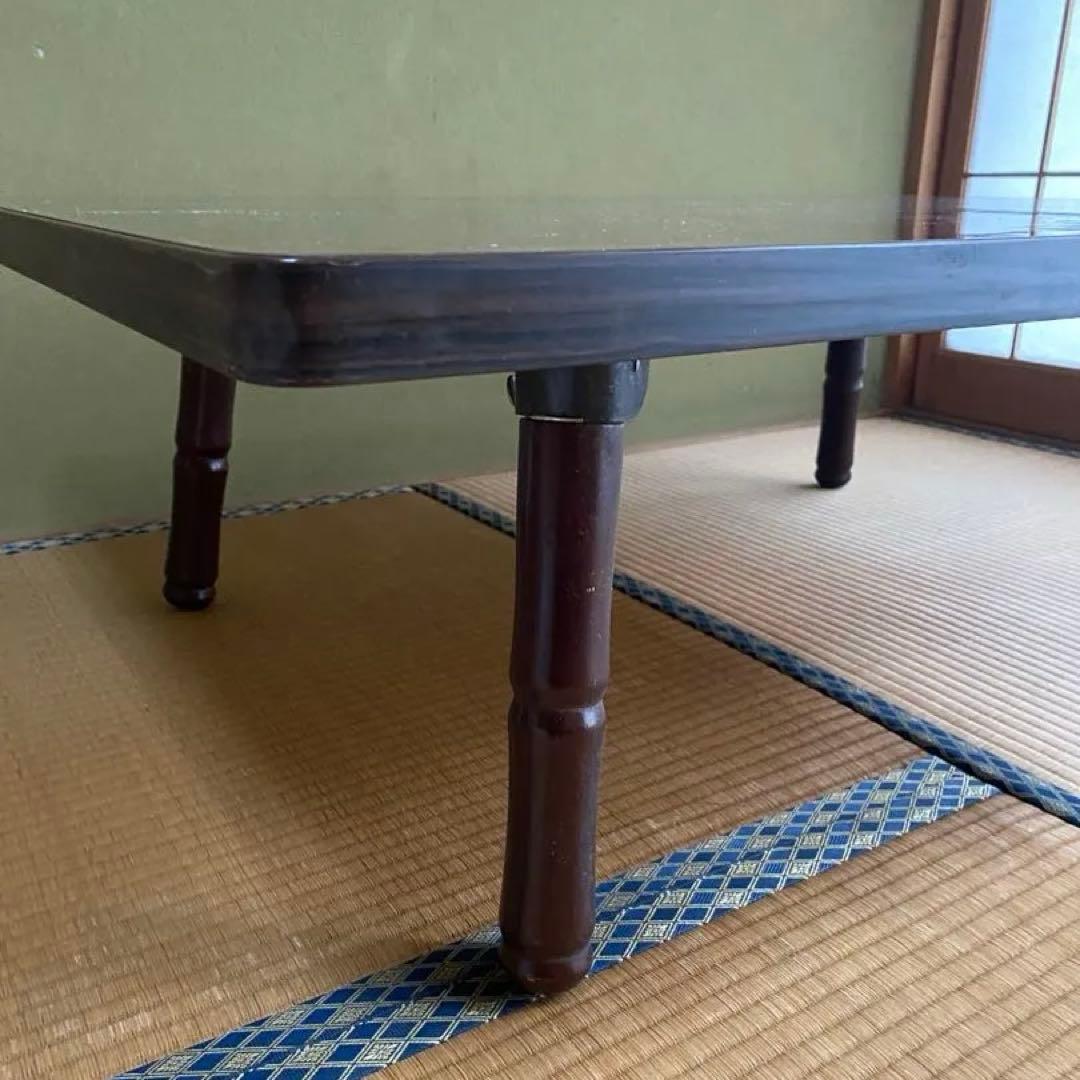 折りたたみ ちゃぶ台 長方形　座卓 昭和レトロ　古民家